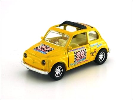 Auto Transport Racing on Fiat 500f Racing   Pullback   Wang Sing   28488   Die Cast   1 40