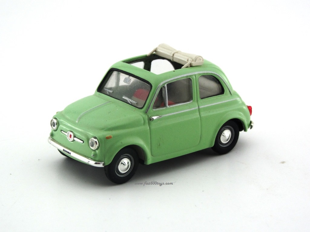 Schlüsselanhänger Fiat 500 silber, 1:87 - Ersatzteile Fiat 500