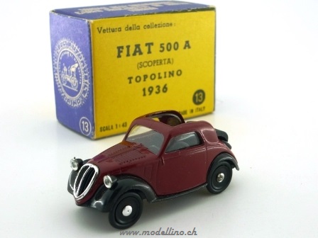500A-C Topolino -  , die Modellauto-Seite für klassische Fiat  Modelle